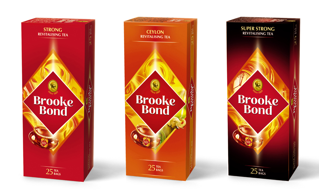 Подчеркивание вкуса чая Brooke Bond